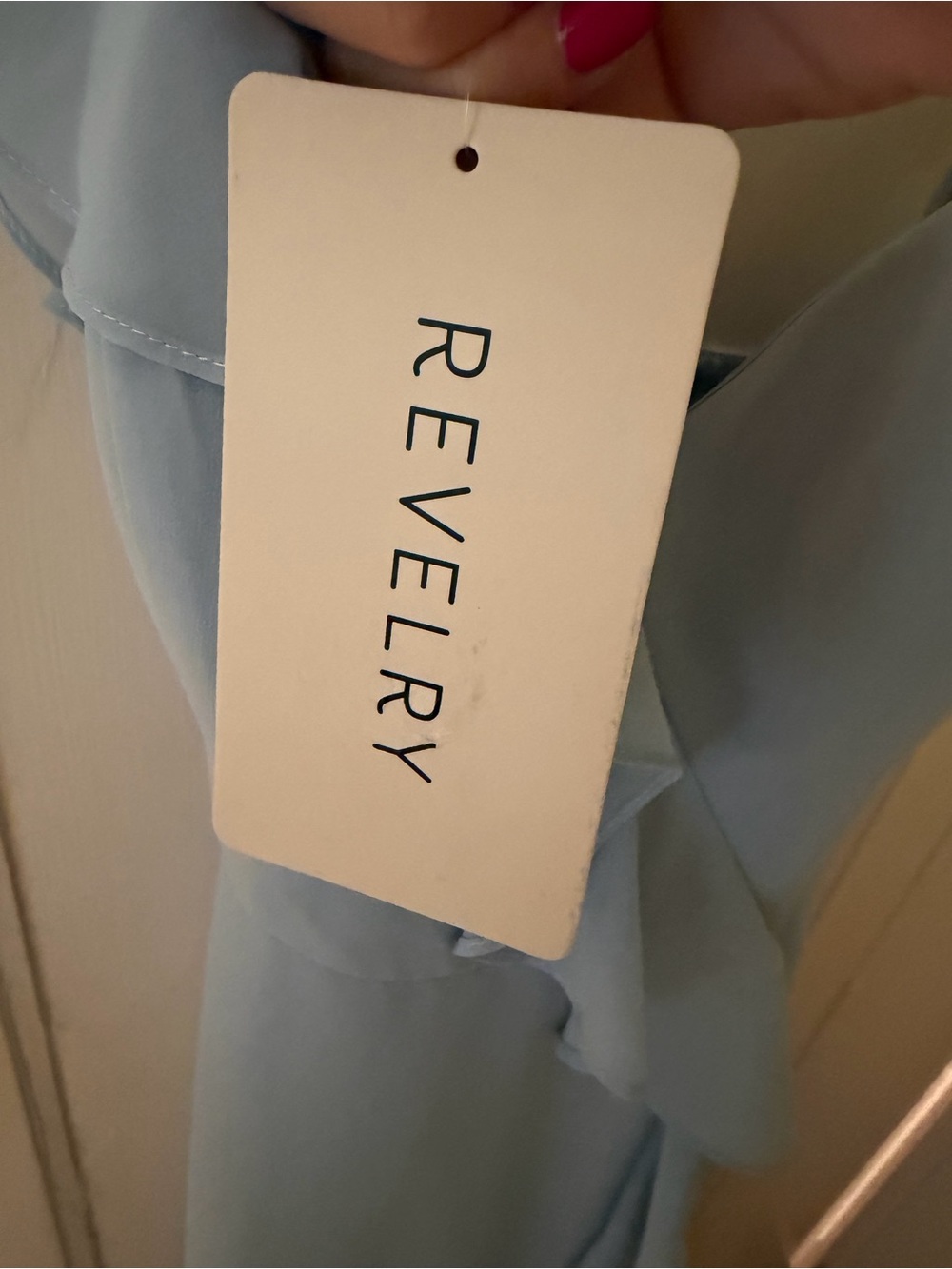 REVELRY Paloma Chiffon - Light Blue (size 6) - Picture 7 of 13